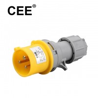 Cee 3pin 4h Yellow Male Plug 110v 16a Male And Female Industrial Plug And Socket