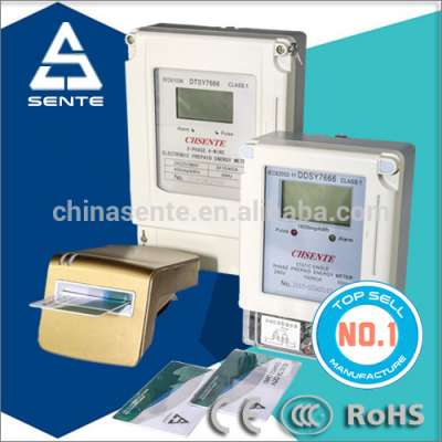 DTSY7666 Three Phase Electrical Digital Electric Prepaid Meter Reverse Remote For Electric Meter Stop